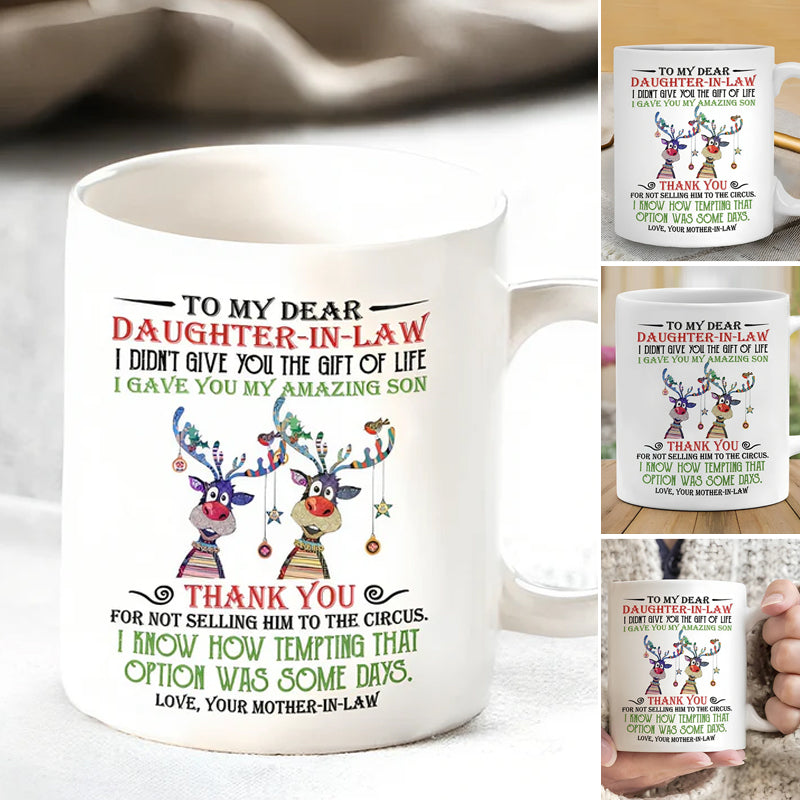 Viskana I have given you my amazing son - Best gift for daughter-in-law mugs