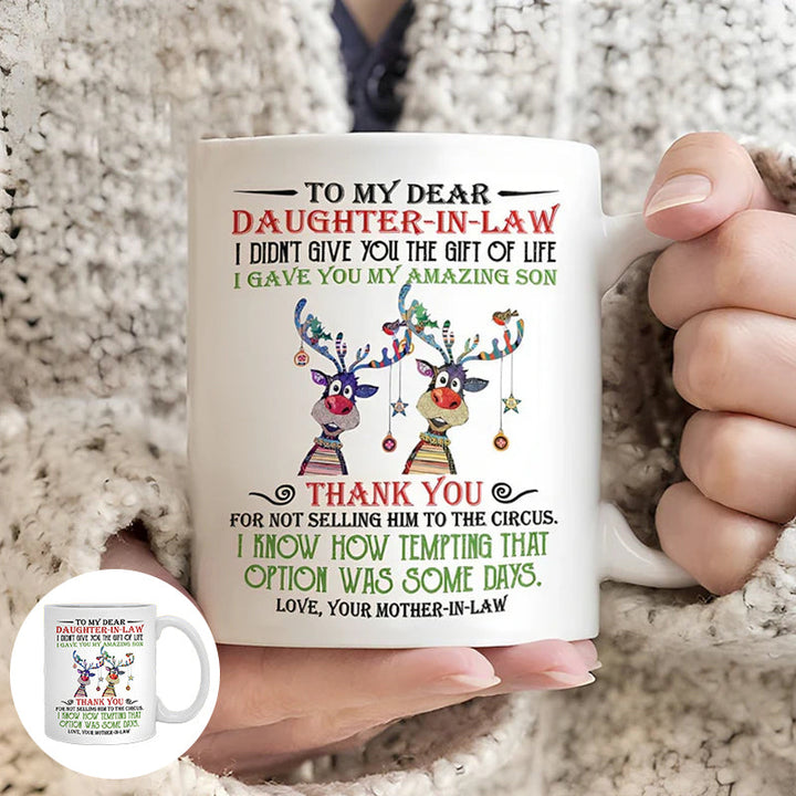 Viskana I have given you my amazing son - Best gift for daughter-in-law mugs