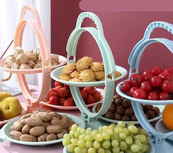 Viskana Folding 3-layer fruit plate