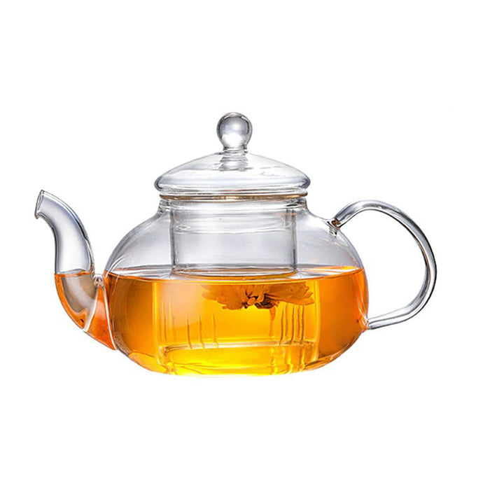 Glass Tea Set Heat Resistant Glass Tea Infuser Pot Double Wall Glass | Viskana