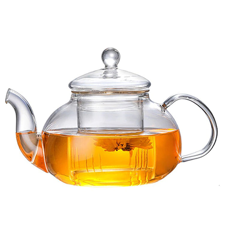 Glass Tea Set Heat Resistant Glass Tea Infuser Pot Double Wall Glass | Viskana