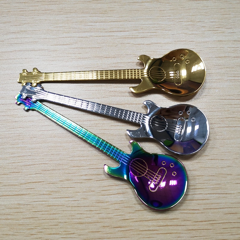 Guitar Shaped Coffee Spoon Viskana