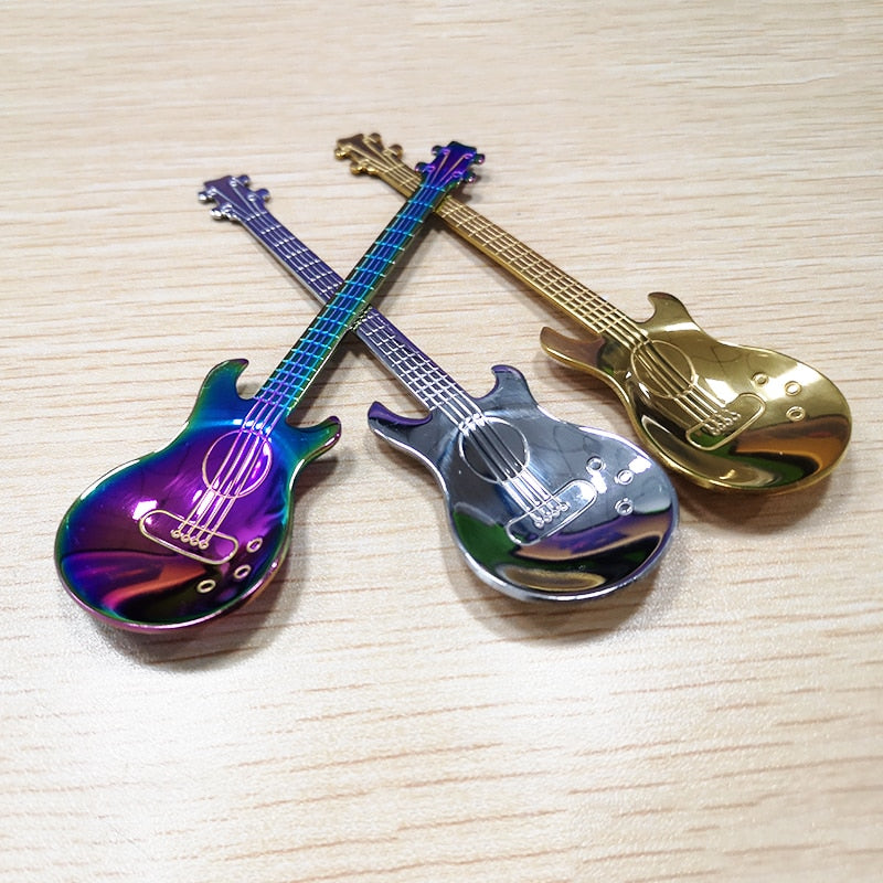Guitar Shaped Coffee Spoon Viskana