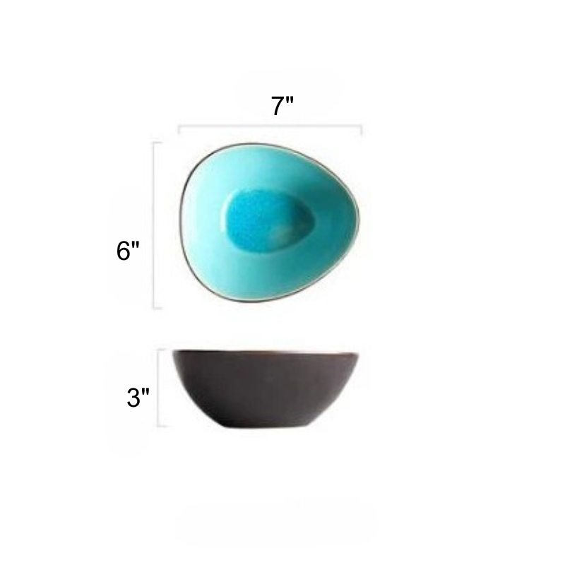 Ice Cracking Glaze Ceramic Tableware Plate Bowl Tea Cup Dinnerware Viskana