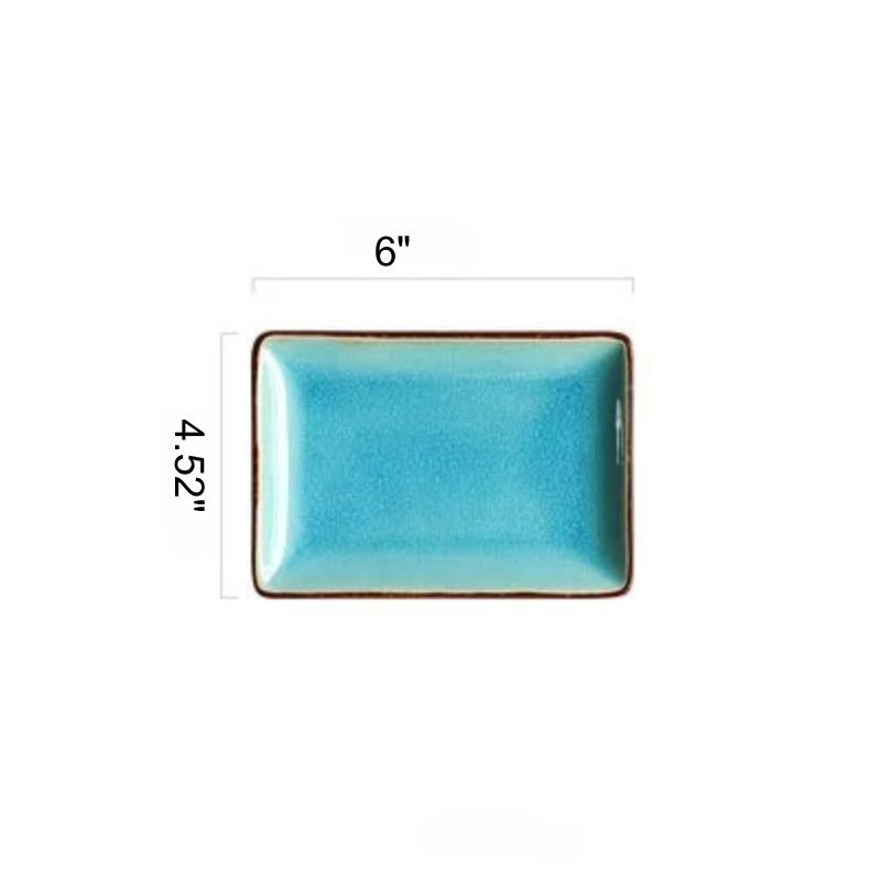 Ice Cracking Glaze Ceramic Tableware Plate Bowl Tea Cup Dinnerware Viskana