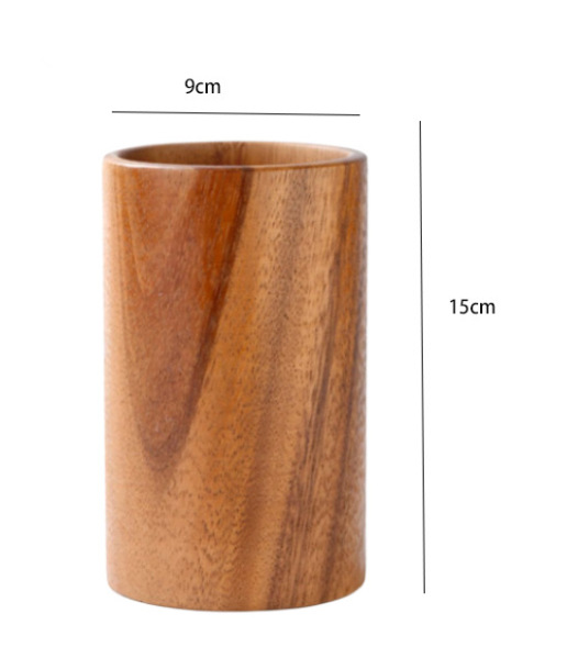 Natural Wood Tableware and Kitchen Tool Set - Non-Scratch & Easy to Clean Viskana