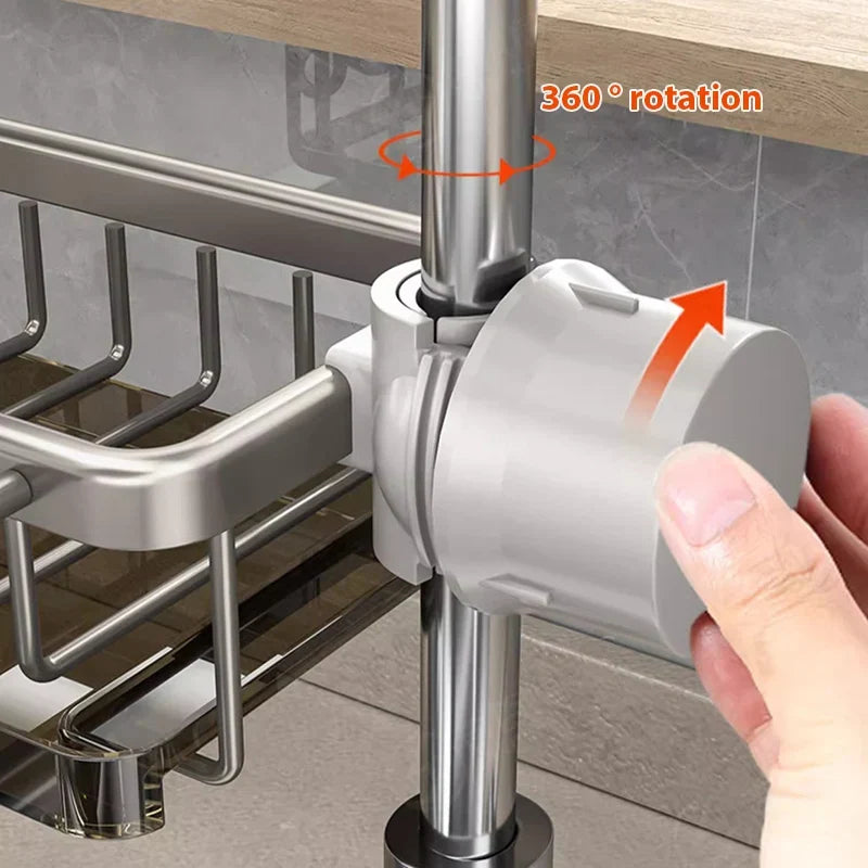 Viskana Aluminum Sink Organizer