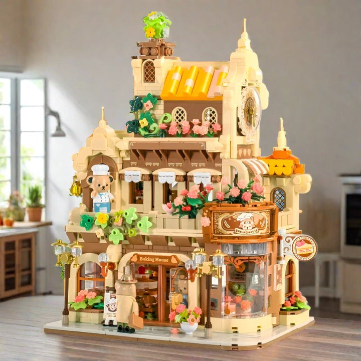 Viskana Honey Bear Cupcakes & Cookies Bakery Micro Building Blocks