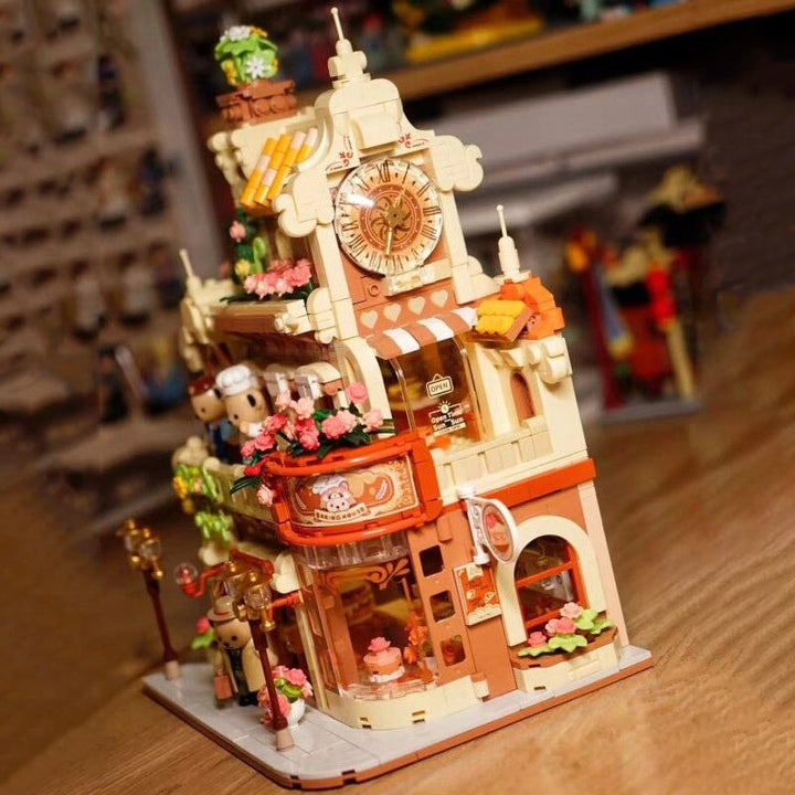 Viskana Honey Bear Cupcakes & Cookies Bakery Micro Building Blocks