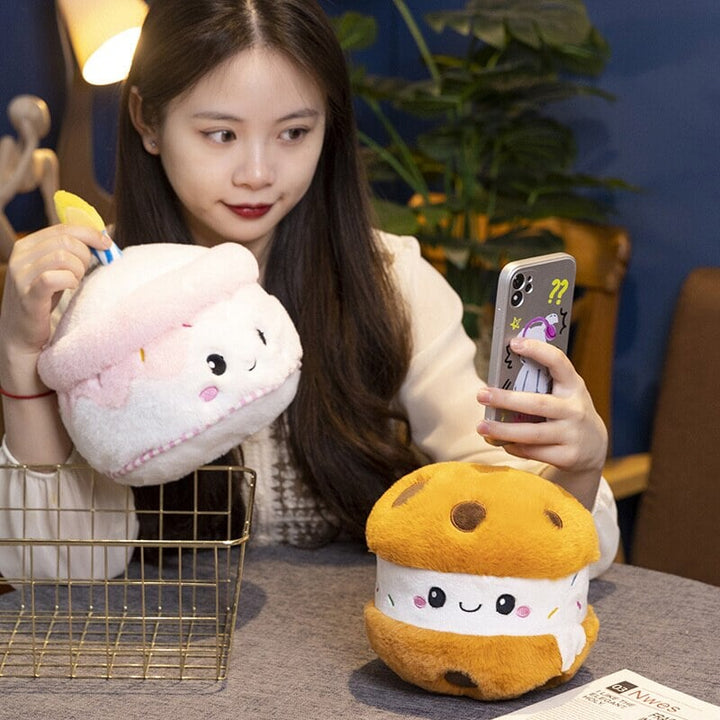 Viskana Kawaii Cake Plushie Strawberry Fruit Muffin Bakery Plushies