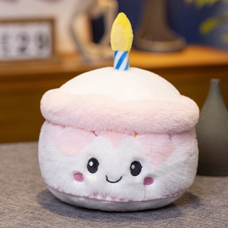 Viskana Kawaii Cake Plushie Strawberry Fruit Muffin Bakery Plushies