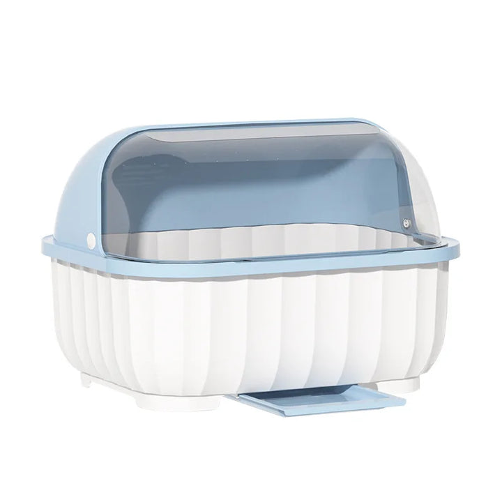 Kitchen Dish Drainer Rack Removable Drip Tray Organizer Drying Rack Viskana