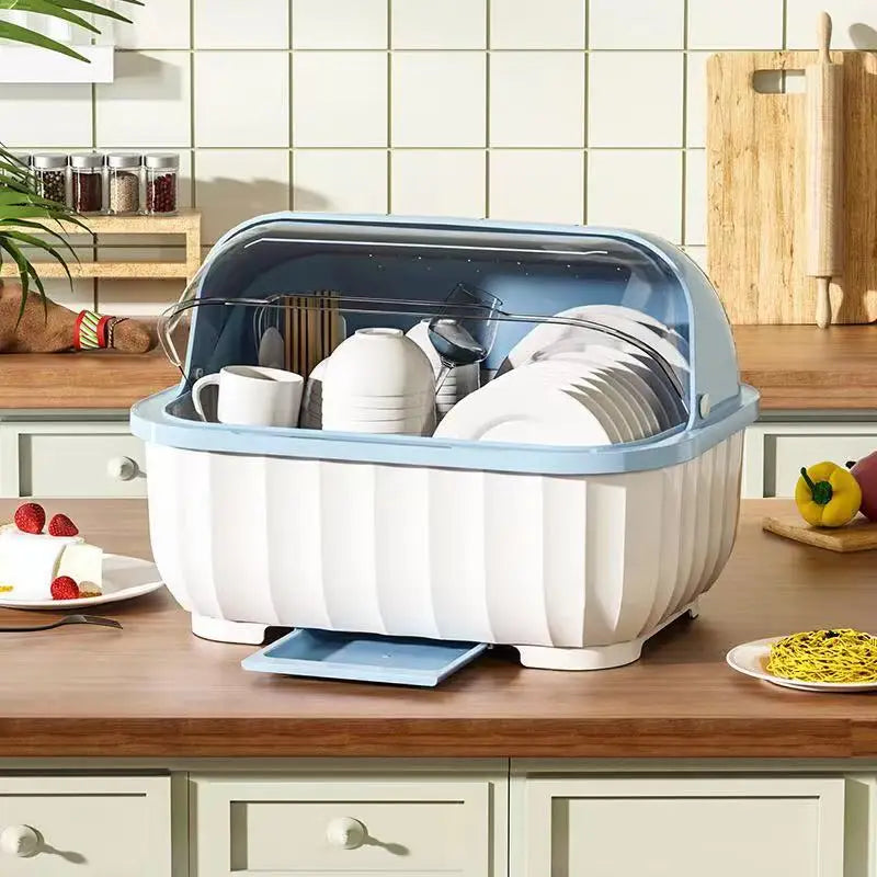 Kitchen Dish Drainer Rack Removable Drip Tray Organizer Drying Rack Viskana
