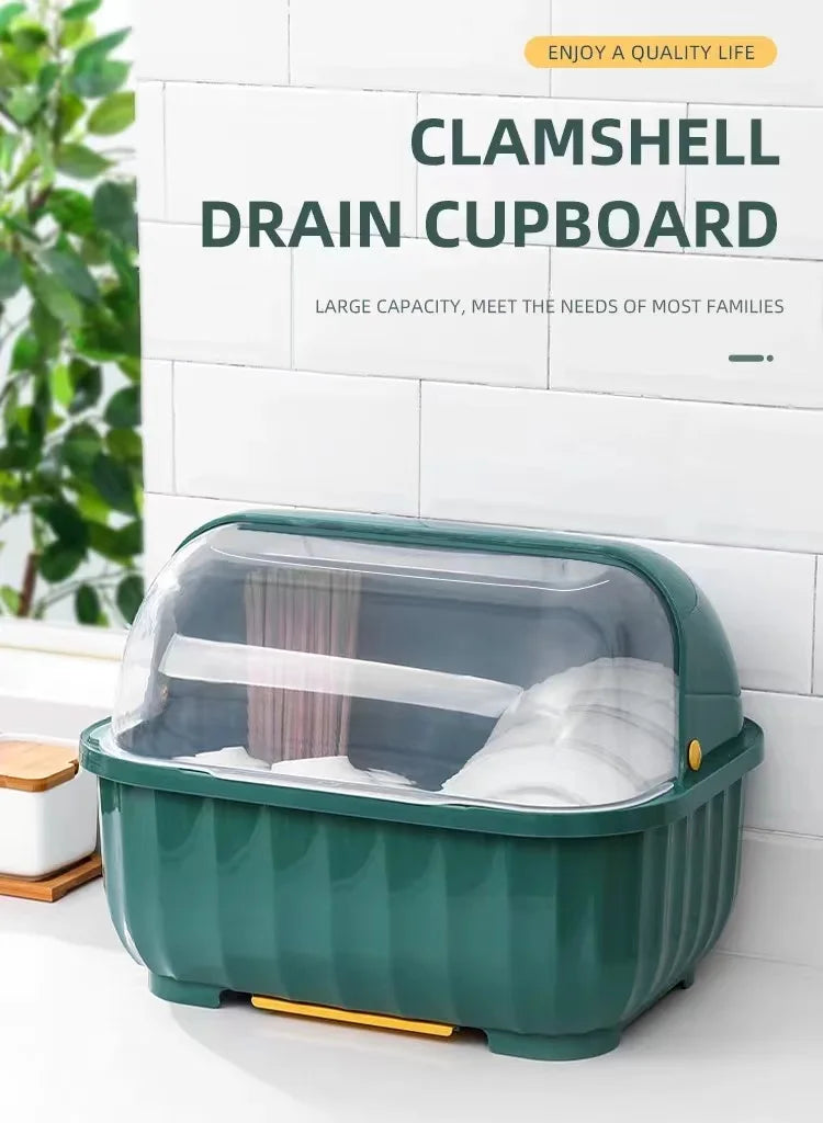 Kitchen Dish Drainer Rack Removable Drip Tray Organizer Drying Rack Viskana