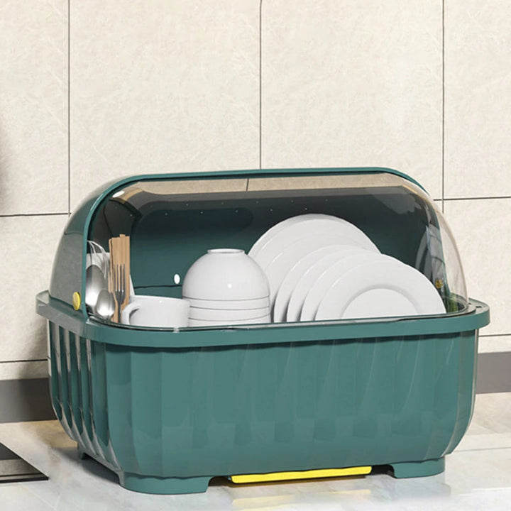 Kitchen Dish Drainer Rack Removable Drip Tray Organizer Drying Rack Viskana