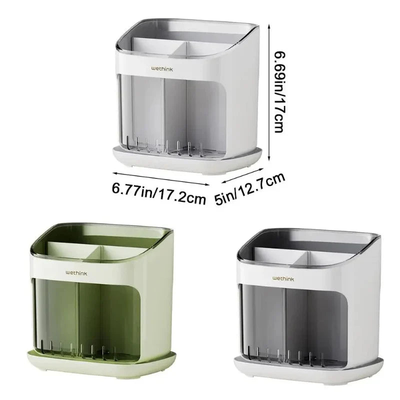 Large Capacity Utensils Holder Kitchen Tableware Storage Holder Viskana