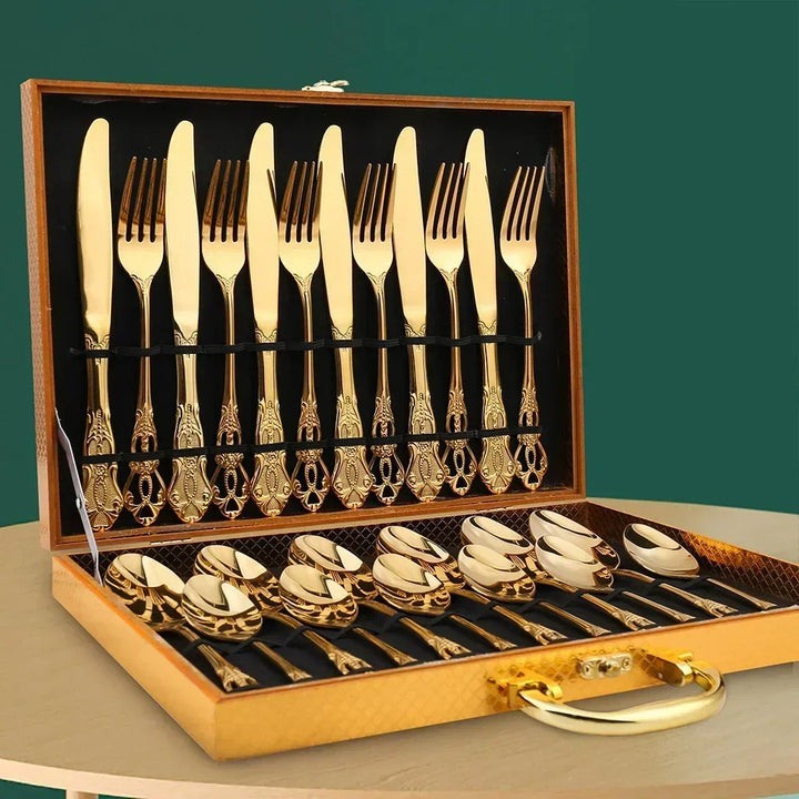 Viskana Luxe 24-Piece Cutlery Set - RoyalCutlery
