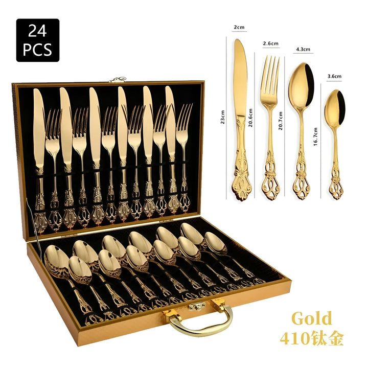 Viskana Luxe 24-Piece Cutlery Set - RoyalCutlery