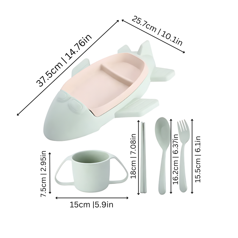 Viskana Children's cutlery set and tableware