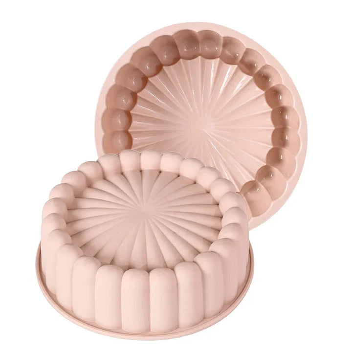 Multifunctional Silicone Cake Mold Reusable Nonstick Round Baking Pan Viskana
