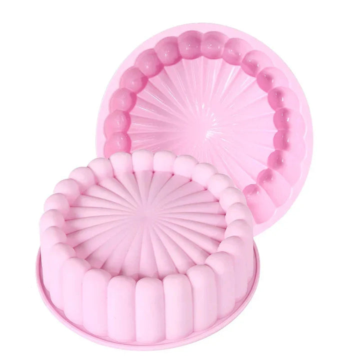Multifunctional Silicone Cake Mold Reusable Nonstick Round Baking Pan Viskana