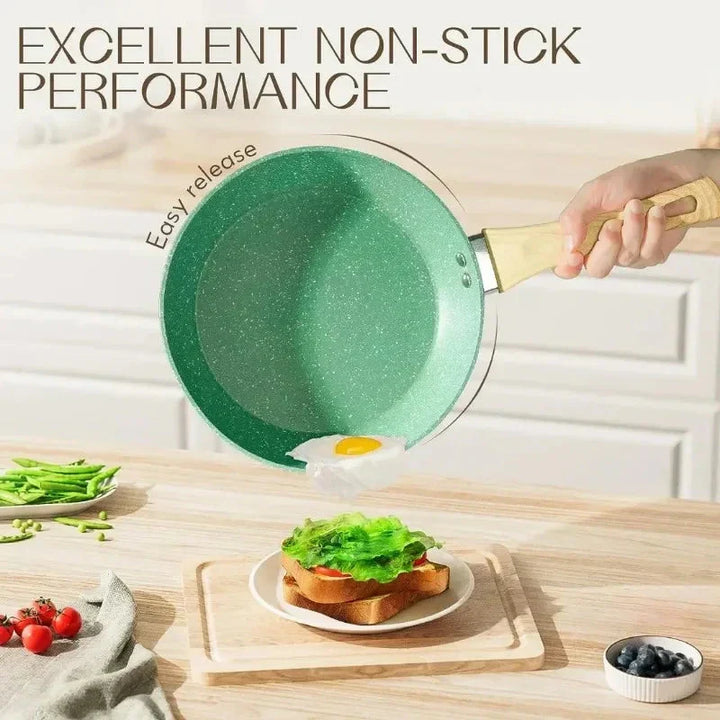 Nonstick Frying Pan Skillet Non Toxic Healthy Stone Cookware Viskana