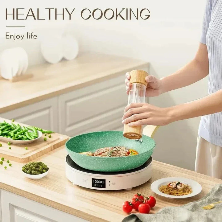 Nonstick Frying Pan Skillet Non Toxic Healthy Stone Cookware Viskana