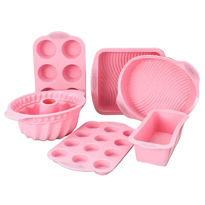 Nonstick Silicone Bakeware Cake Muffin Bread Baking Molds Accessories Viskana