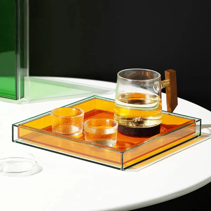 Viskana Color Pop Acrylic Serving Tray