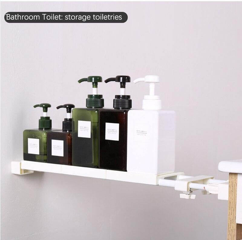 Viskana No-Drill Adjustable Kitchen Cabinet Organizer Rack