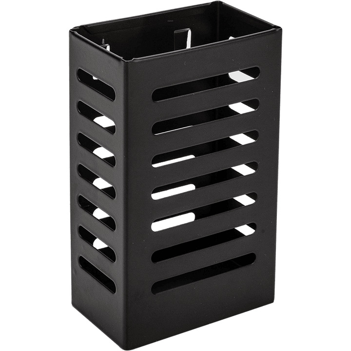 Viskana Mat Black No Drill Metal Kitchen Storage
