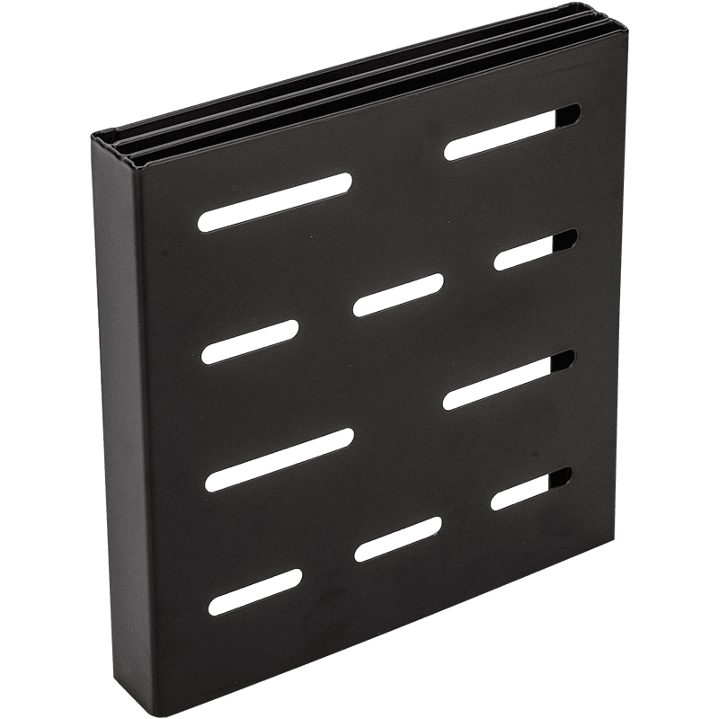 Viskana Mat Black No Drill Metal Kitchen Storage