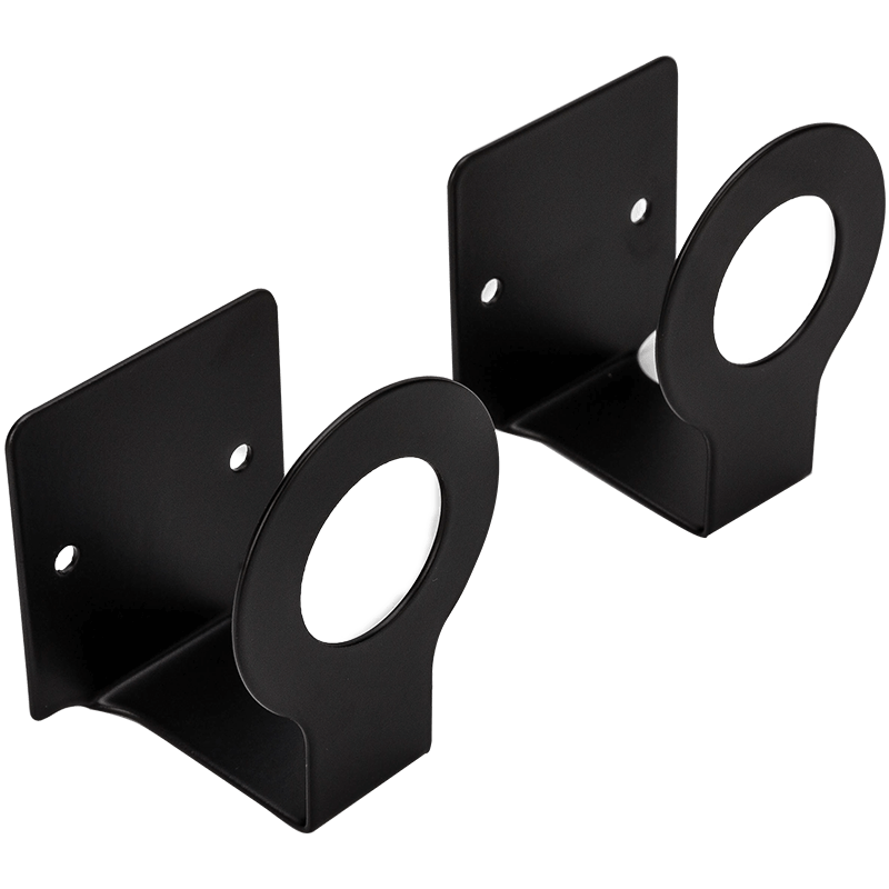 Viskana Mat Black No Drill Metal Kitchen Storage
