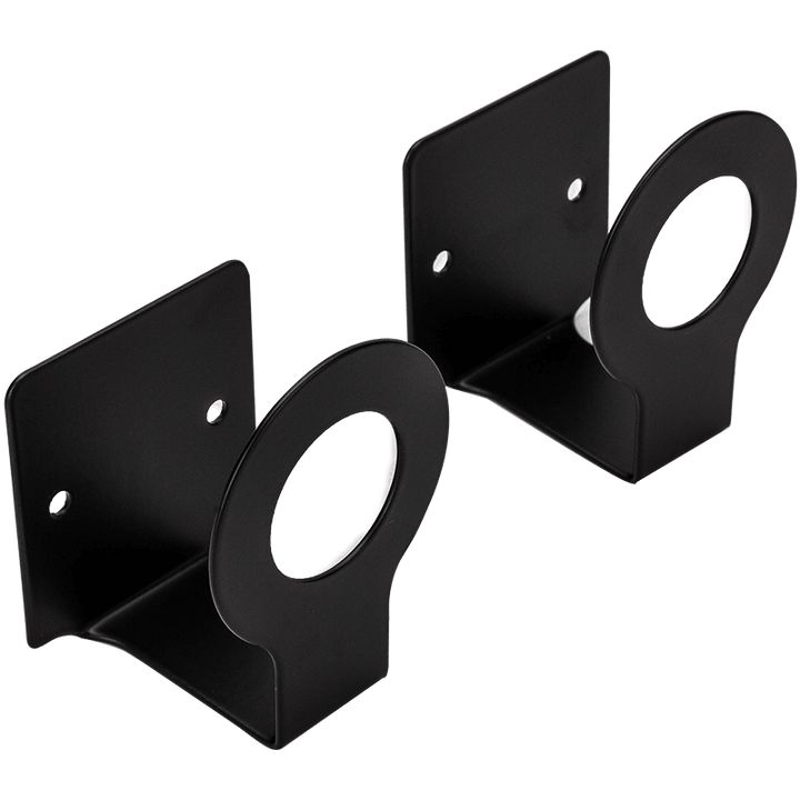 Viskana Mat Black No Drill Metal Kitchen Storage