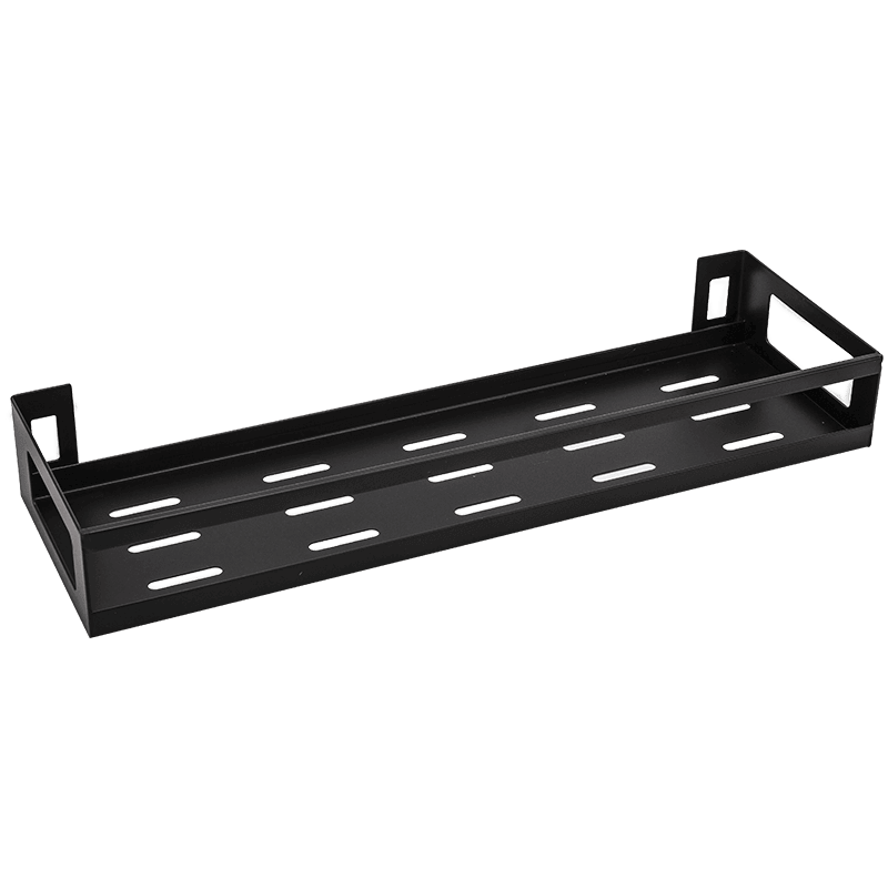 Viskana Mat Black No Drill Metal Kitchen Storage