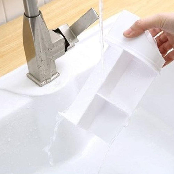 Viskana Wall Mounted Hanging Cutlery Drain Box with Lid