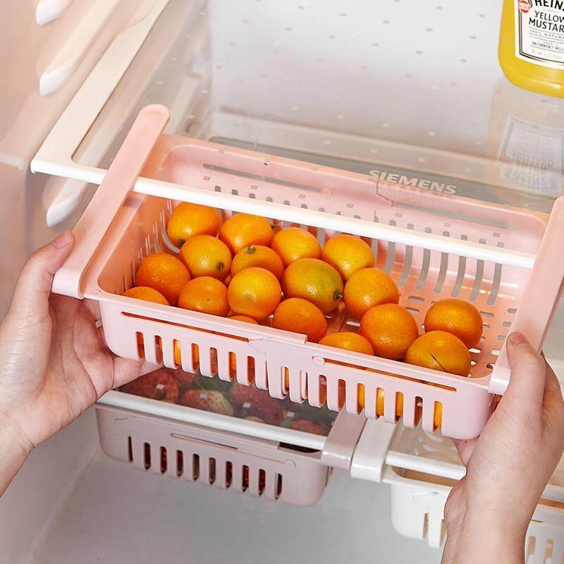 Viskana Adjustable Fridge Storage Drawer