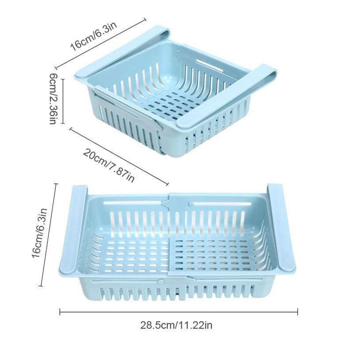 Viskana Adjustable Fridge Storage Drawer
