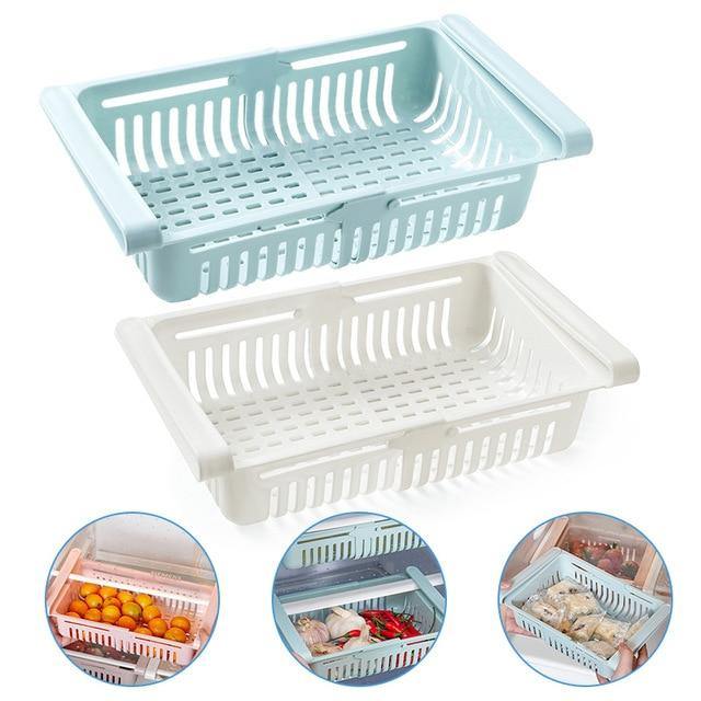 Viskana Adjustable Fridge Storage Drawer