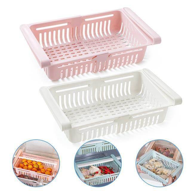 Viskana Adjustable Fridge Storage Drawer