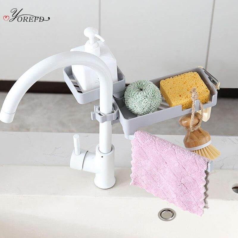 Viskana Multilayer Rotatable Kitchen Sink Drain Organizer