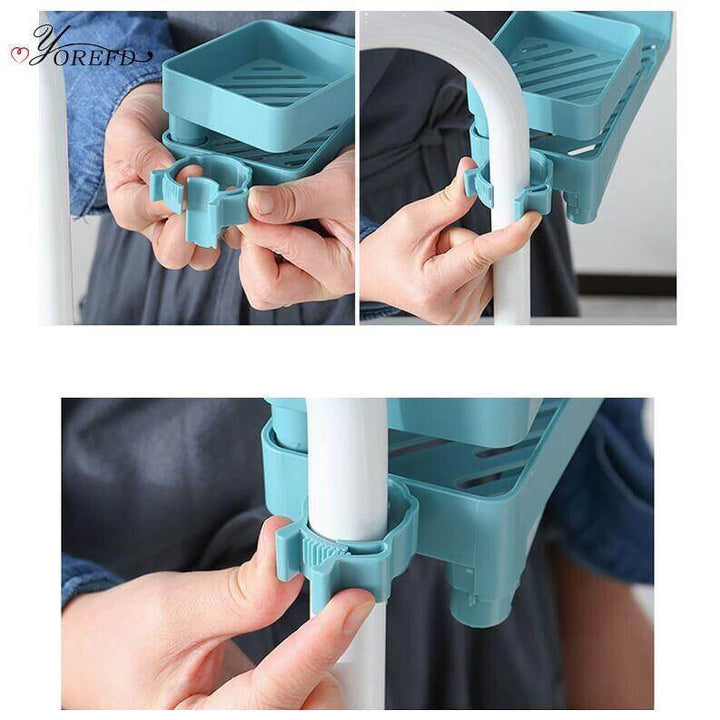 Viskana Multilayer Rotatable Kitchen Sink Drain Organizer