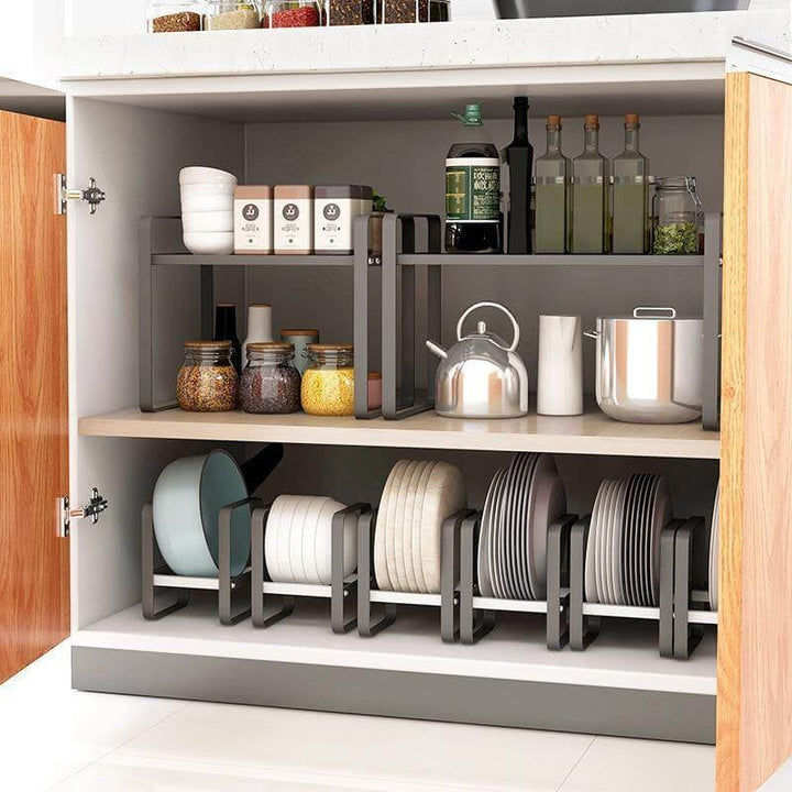 Viskana Kitchen Multifunctional Shelf Dish Organizer