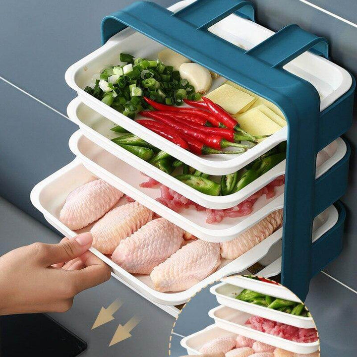 Viskana Wall-Mounted Space Saving Kitchen Organizer