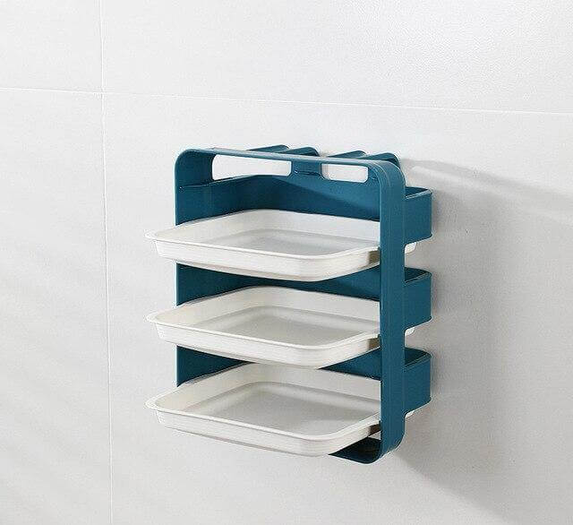 Viskana Wall-Mounted Space Saving Kitchen Organizer