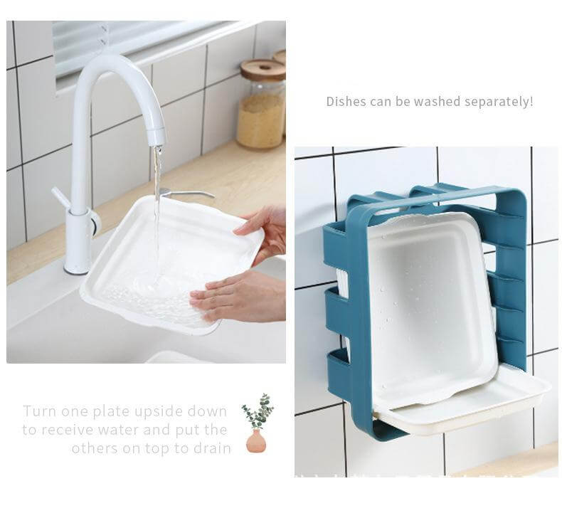 Viskana Wall-Mounted Space Saving Kitchen Organizer