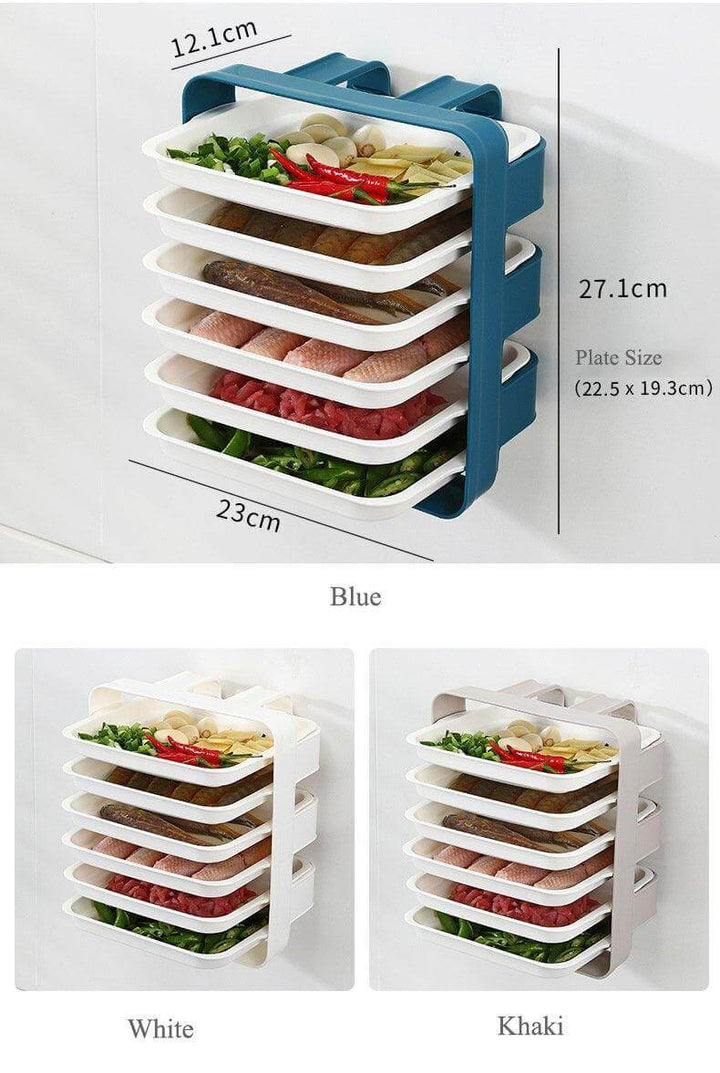 Viskana Wall-Mounted Space Saving Kitchen Organizer