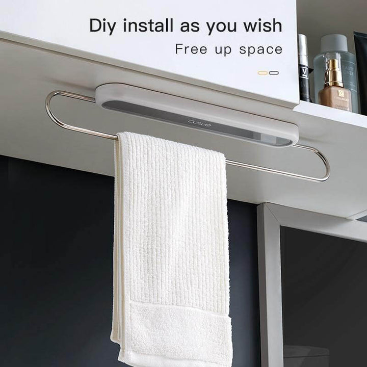 Viskana Stainless Steel Wall-Mounted Foldable Towel Hanger
