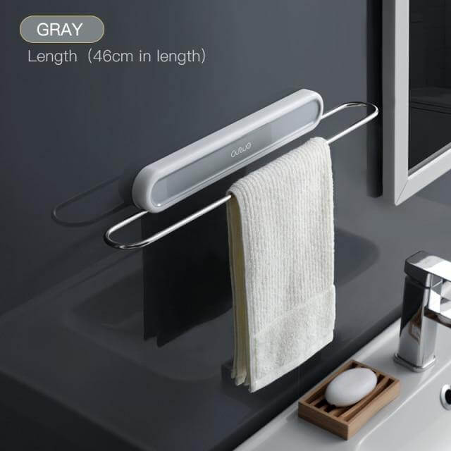 Viskana Stainless Steel Wall-Mounted Foldable Towel Hanger