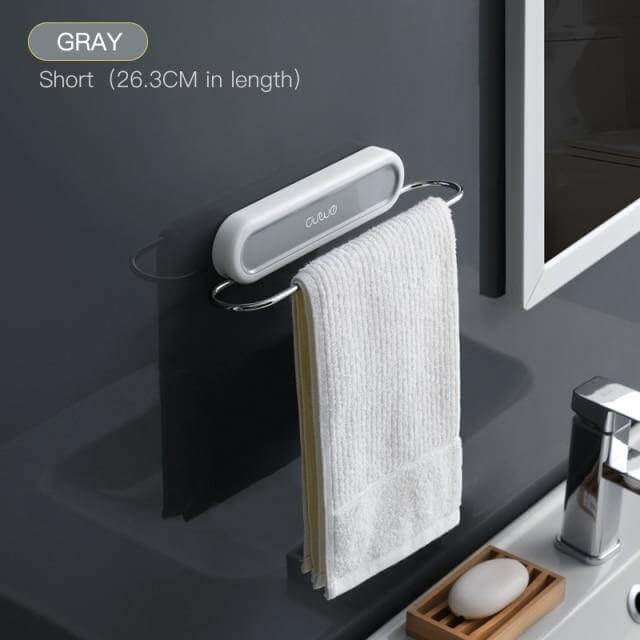Viskana Stainless Steel Wall-Mounted Foldable Towel Hanger